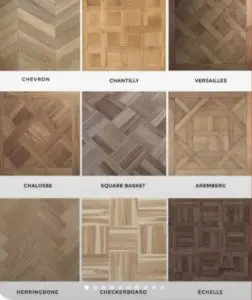 solid wood tiles for parquet flooring